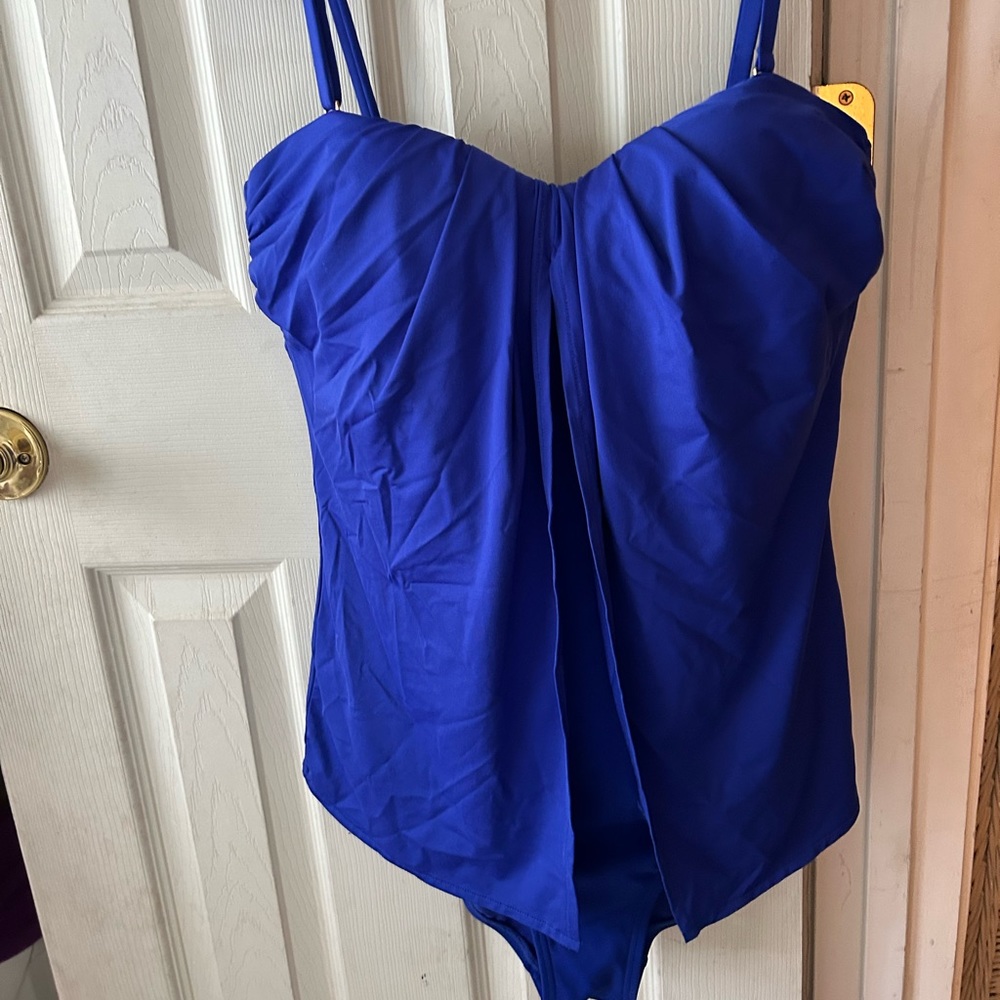 JANTZEN ROYAL PURPLE SLIM SUIT SZ 12